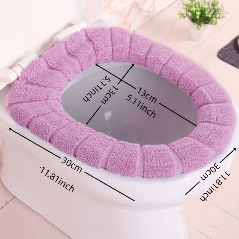 Toilet Cushion Household Toilet Universal for Four Seasons Toilet Seat Cover Toilet Large Size Winter Thickened Toilet Seat Cushion Toilet Ring Cushion