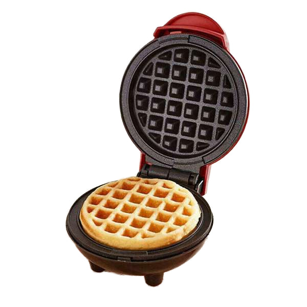 Waffle Maker Sandwich Cake Baking Tray, Household Breakfast Electric Baking Pan, Fully Automatic Multifunctional Mini Waffle Biscuit Machine