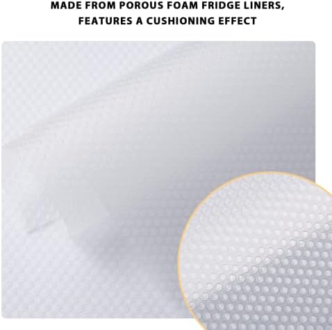 pack of 4 sheets Fridge Mats Refrigerator Mats Single Sheet Waterproof Washable Antislip - sheet size 45 x 29.5 cm
