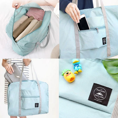 Foldable Travel Duffel Bag, Waterproof Lightweight