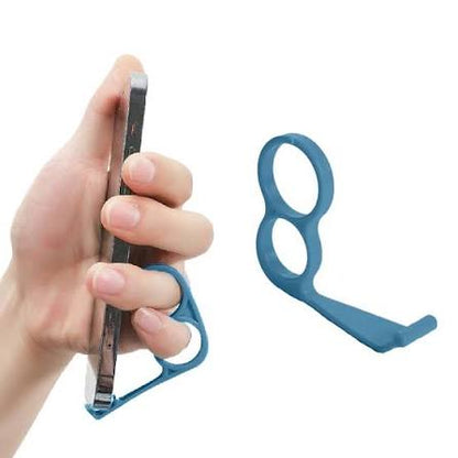 2pcs Random Color Phone Grip Holder Finger Ring Support Plastic Cellphone Handheld Bracket Desktop Mount Stand Bracket