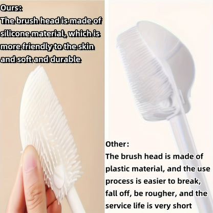 360° All-Around Silicone Bottle Brush with Foldable Head and Telescopic Handle - Portable, Reusable, Suitable for Kitchenware and Drinkware Cleaning, Ideal for All Seasons