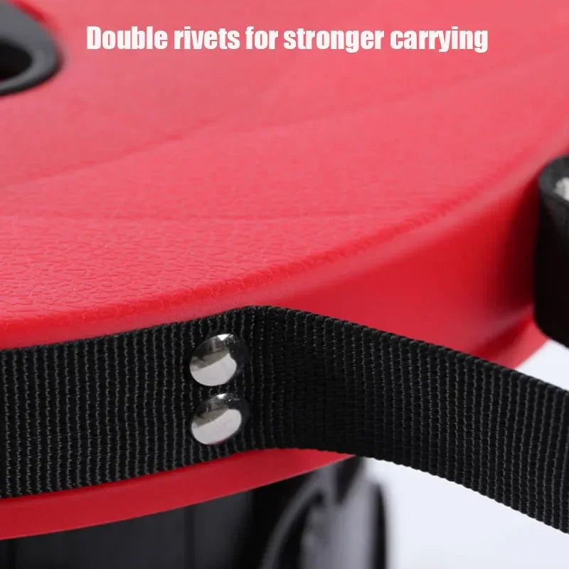 Portable Retractable Folding Stool Chair | Latest Smart Outdoor Foldable, Collapsible Lightweight Seat Chair Stool for Camping Traveling, Picnic, Car, Easy to Carry Anywhere