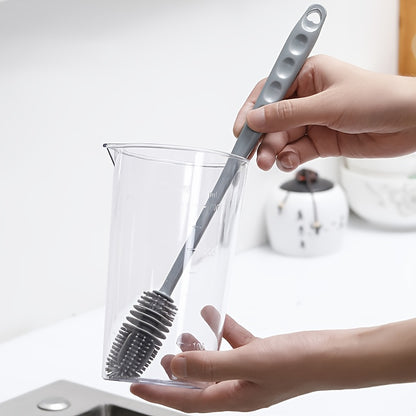 Bottle Brush Insulation Cup Washing No Deadend Long Handled Silicone Cleaning Brush Household Multifunctional Cleaning Tools