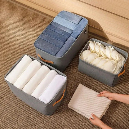 Clothes Organizer Trousers Clothes Jeans Storage Box Wardrobe Clothes Organizer Underwear Bra Socks Artifact Compartment Box