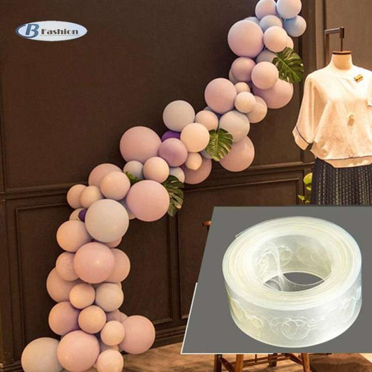 5 meter Transparent Balloon Arch Chain Set, Suitable for Multi-Scene Birthday Theme Party Decorations, Garland Hanging Balloon Decoration Strips DIY Material, Reusable Party Supplies Suitable for All Seasons