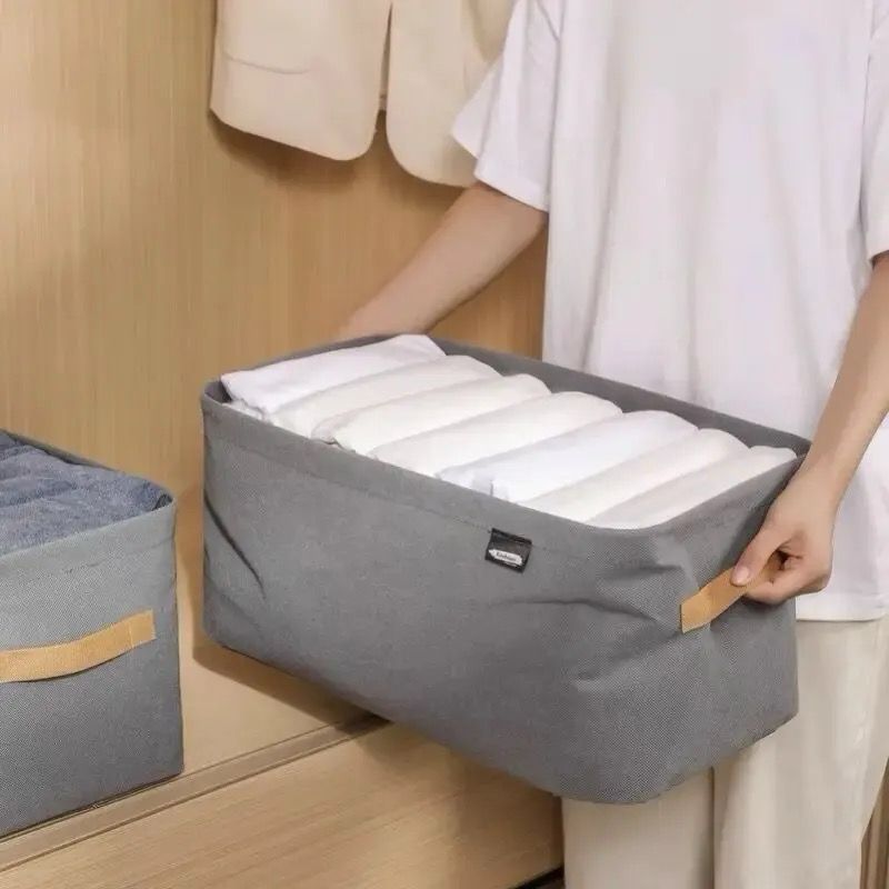 Clothes Organizer Trousers Clothes Jeans Storage Box Wardrobe Clothes Organizer Underwear Bra Socks Artifact Compartment Box