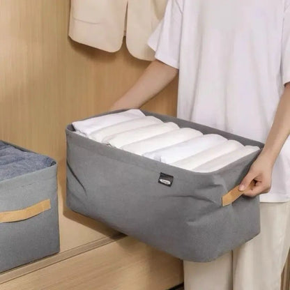 Clothes Organizer Trousers Clothes Jeans Storage Box Wardrobe Clothes Organizer Underwear Bra Socks Artifact Compartment Box