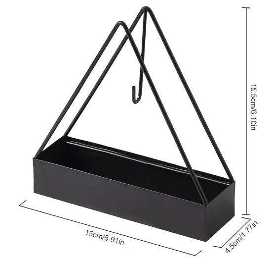 Creative Iron Mosquito Coil Holder Stable Triangular Fireproof Hanging Mosquito Coil Tray Home Supplies