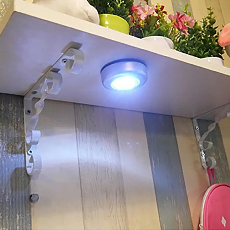 Mini LED Battery Power Stick Tap Touch Light Lamp Multi-function Closet Light Wall Lamp Emergency Light Energy Saving Lamp