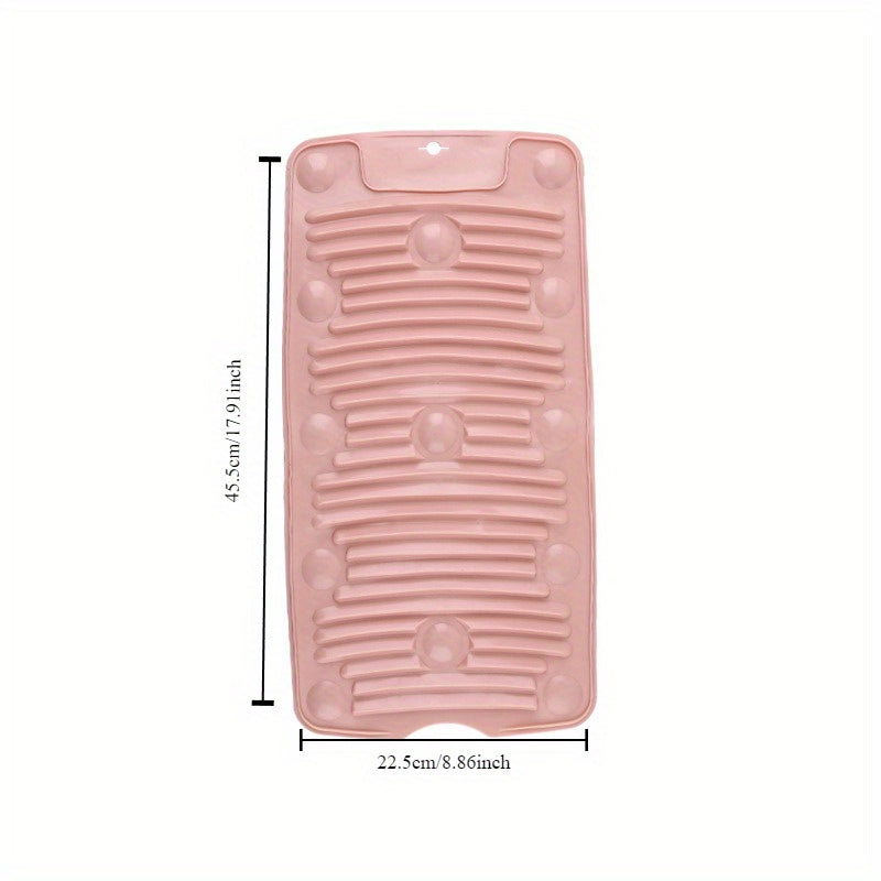 Foldable Wash Board Silicon Mat Mini Travelling Housing Washing Cleaning Laundry Pad Board Mat