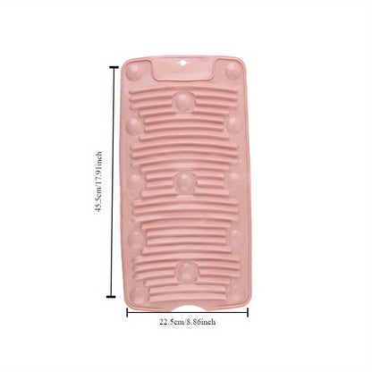 Foldable Wash Board Silicon Mat Mini Travelling Housing Washing Cleaning Laundry Pad Board Mat