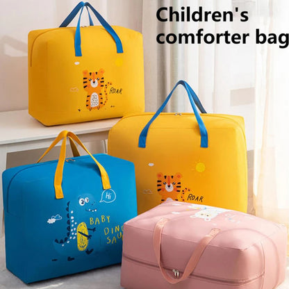 Portable Multifunction Storage Bag, Closet Organizer Moving Tote Bag, Reinforced Handles Zippered Organizer, Large Capacity Childbirth Bag
