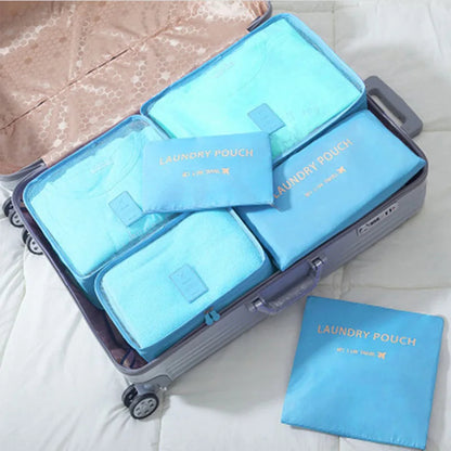 Travel 6pcs Pouch Organizer