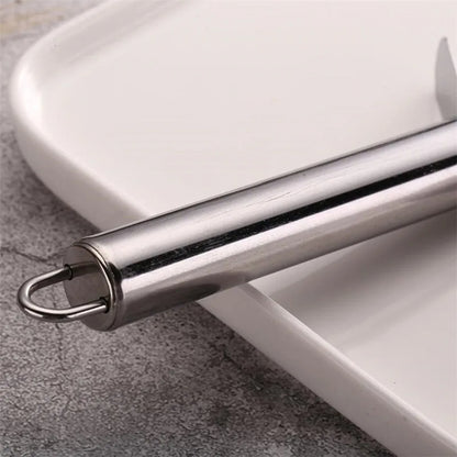 Cake server Thickened Stainless Steel Serrated Edge Cake Server Blade Cutter Pie Pizza Shovel Cake Spatula Scraper Baking Tool 1Piece