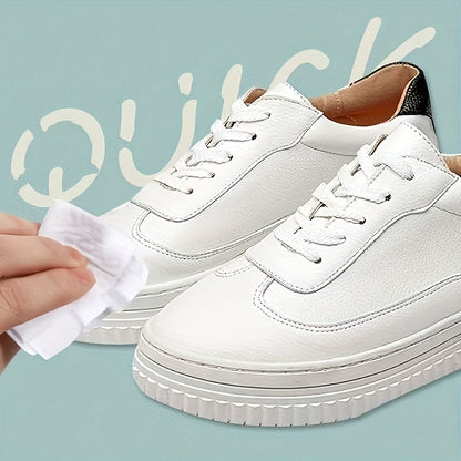 Portable Outdoor Shoe Cleaner Wipes - Powerful Disposable Sneaker Cleaning Cloths for White Shoes Sneakers Cleaning Kit