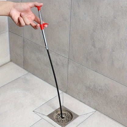 1pc Long-Reach Drain Clog Remover Tool