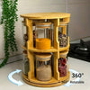 Bamboo 360° Rotating Spice Rack