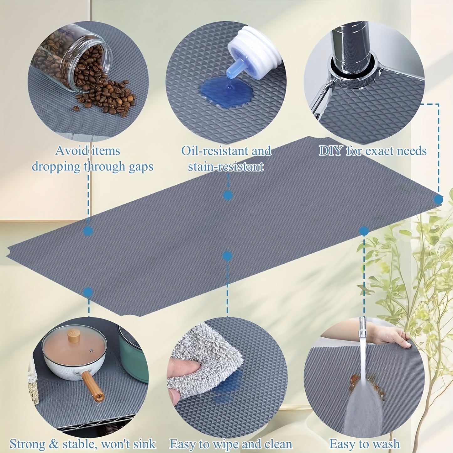 1 Roll, Waterproof Refrigerator Liner