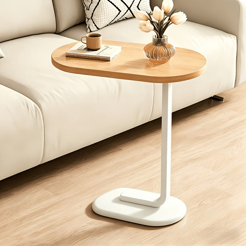 Modern C-Shaped Sofa Side Table &amp; Coffee Table
