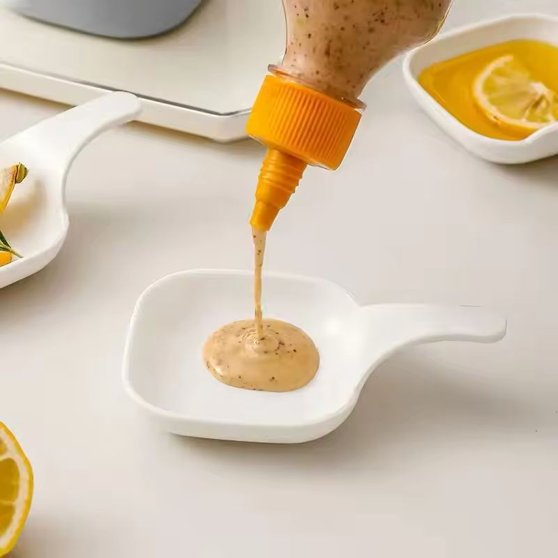 6pcs Small Tableware - 5pcs Plates with 1 Holder Set