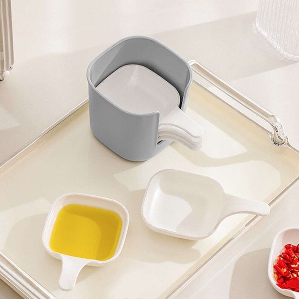 6pcs Small Tableware - 5pcs Plates with 1 Holder Set