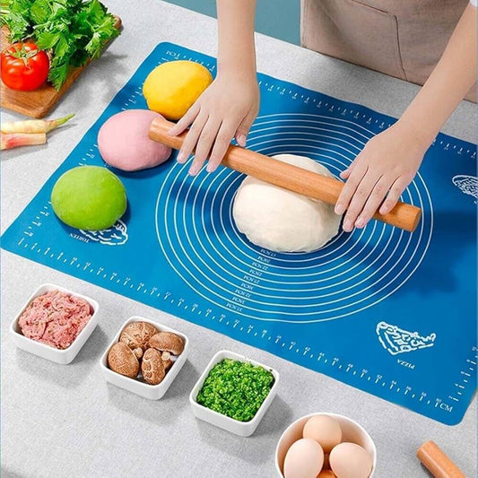 1pc Blue Baking Mat, Pastry Mat