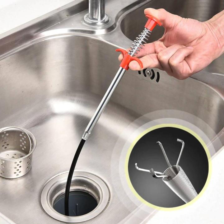 1pc Long-Reach Drain Clog Remover Tool