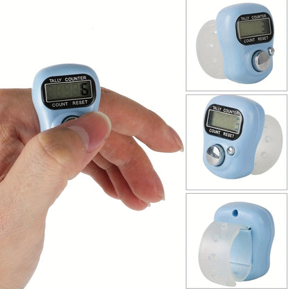 1 pcs tasbeeh - Handheld 5-Digit LCD Electronic Finger Counters For tasbeeh , Golf, Cargo Counting, Running & Crafts
