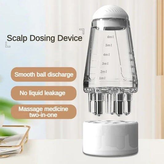 Scalp Applicator Liquid Comb Portable Massage Mini Comb Essential Oil Liquid Massage Guide Anti Hair Loss Scalp Tools