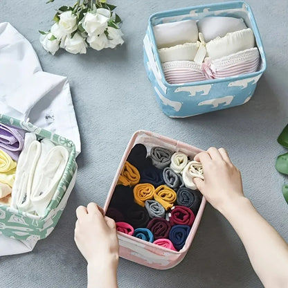 Mini Foldable Storage Box Organizer