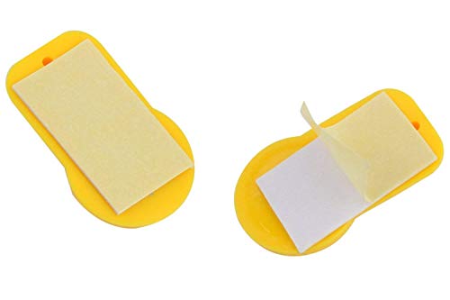 Pack of 6 - Self-Adhesive Smiley Face Wall Hooks for Back Door, Bathroom and Kitchen