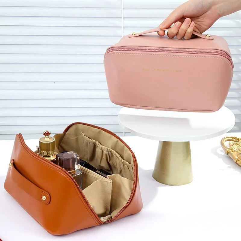 Leather Cosmetic Pouch