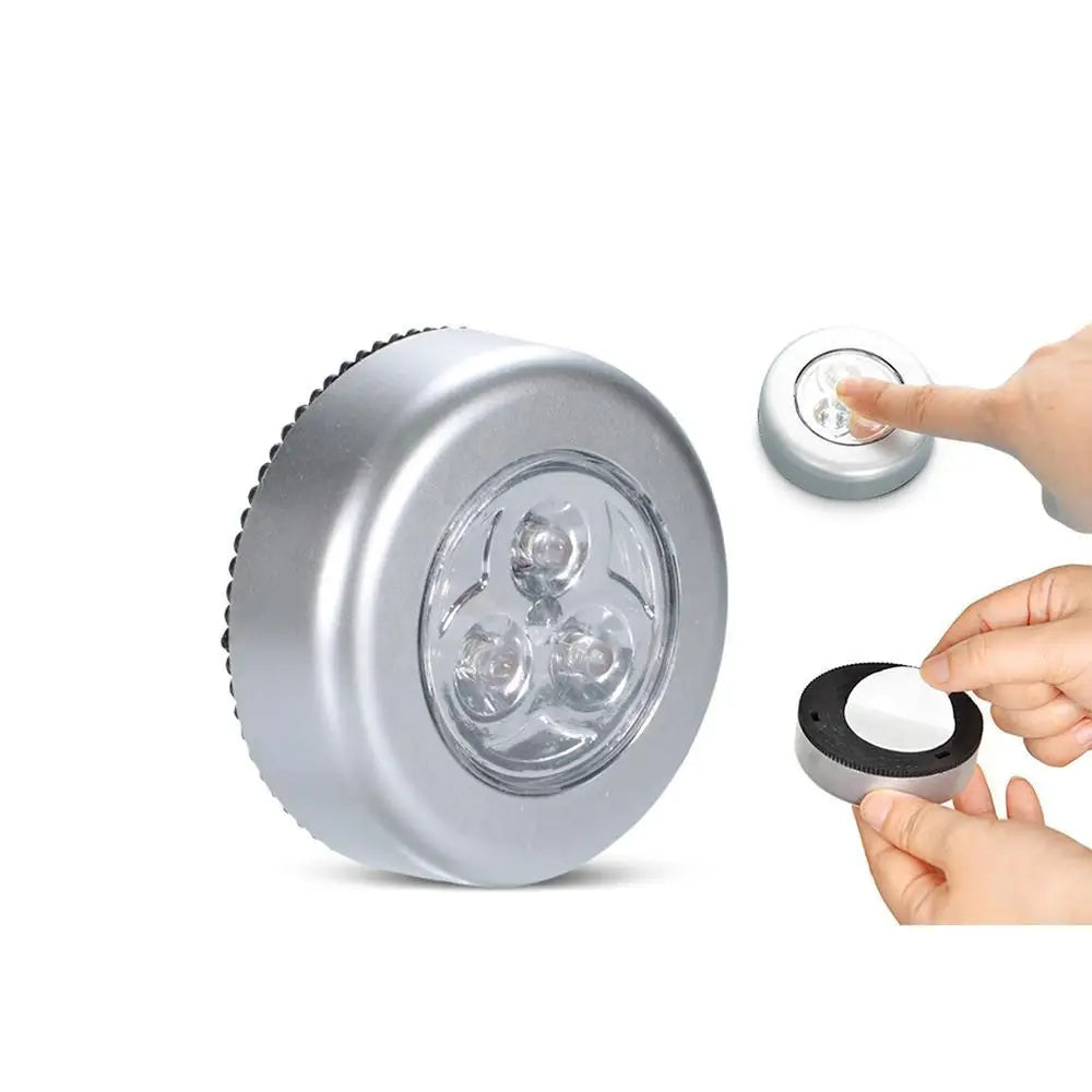 Mini LED Battery Power Stick Tap Touch Light Lamp Multi-function Closet Light Wall Lamp Emergency Light Energy Saving Lamp