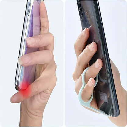 2pcs Random Color Phone Grip Holder Finger Ring Support Plastic Cellphone Handheld Bracket Desktop Mount Stand Bracket