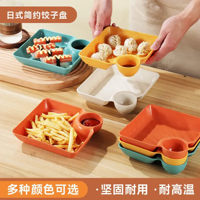 Pack of 4 Fries Dumpling Plates