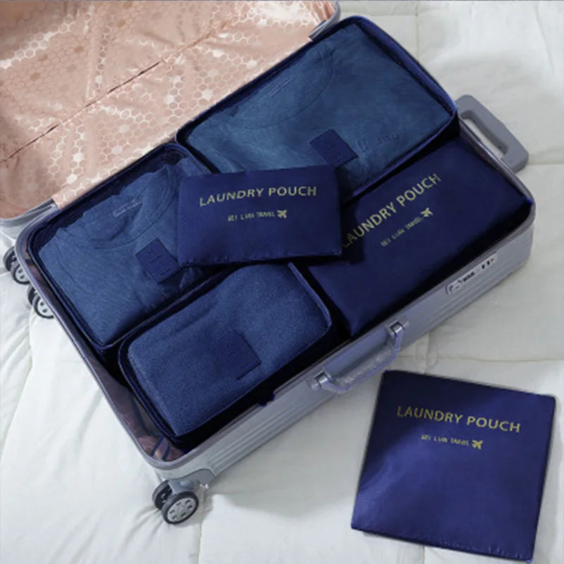 Travel 6pcs Pouch Organizer