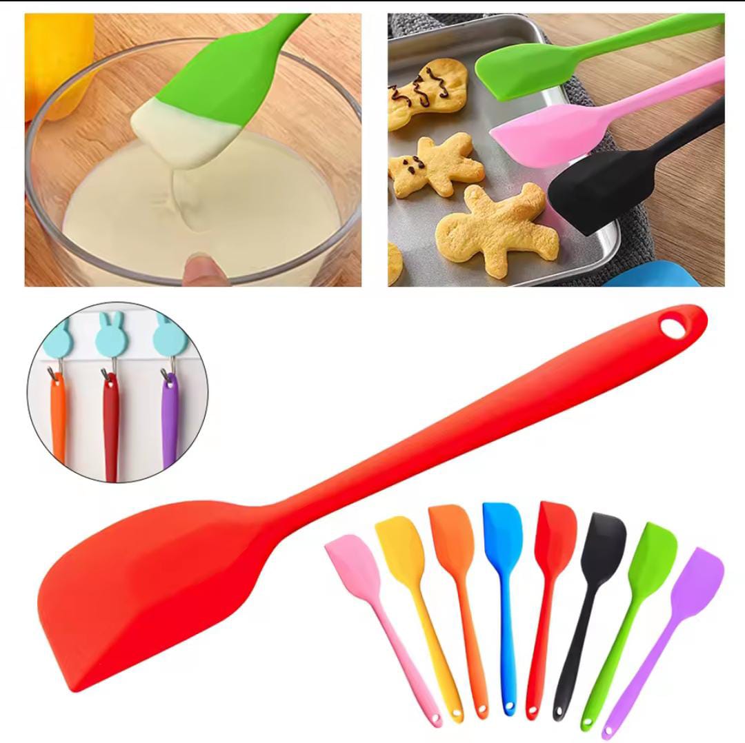 Silicone Spatula Multicolor Food Grade Non Stick Butter Cake Baking Spatula Cooking Silicone Spatula Set Cookie Pastry Scraper