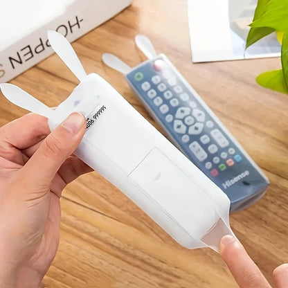 1 Pcs Dustproof Silicone Remote Control Covers TV & AC Remote Control Case Dust Protect Storage Bag