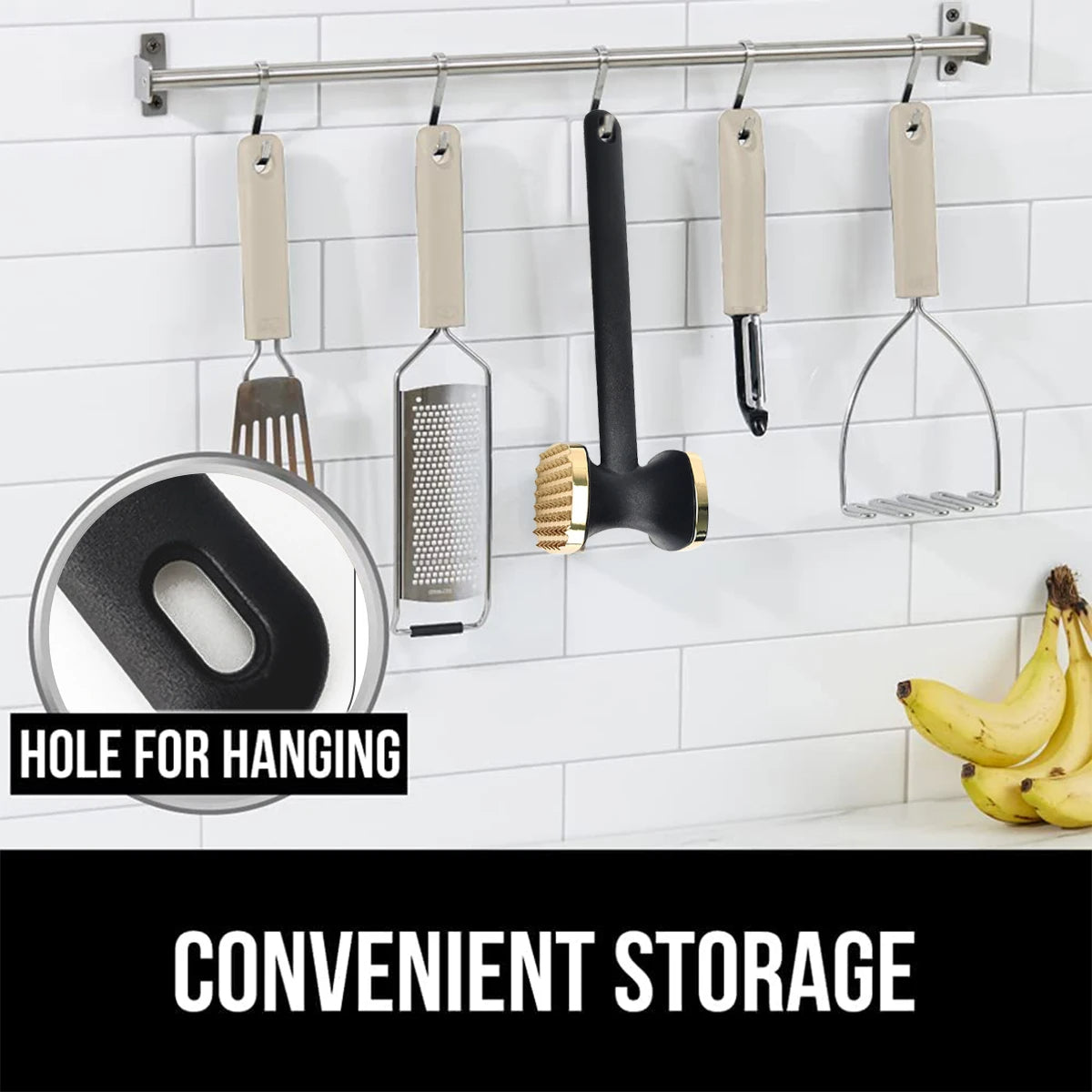 Meat hammer stainless steel Double Sided