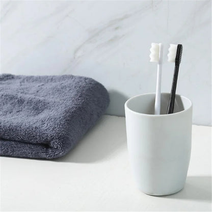 Ultrafine Wave Nano Million Bristles Toothbrushes Micro Soft Toothbrush with Holder Portable Eco-Friendly Oral Care Products Kit