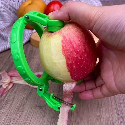 1 pcs Heavy Duty Rotating Fruit Peeler With 360° Rotating Mechanism Quick-Peel Kitchen Tool Non-Slip Grip For Apple Pears Melon