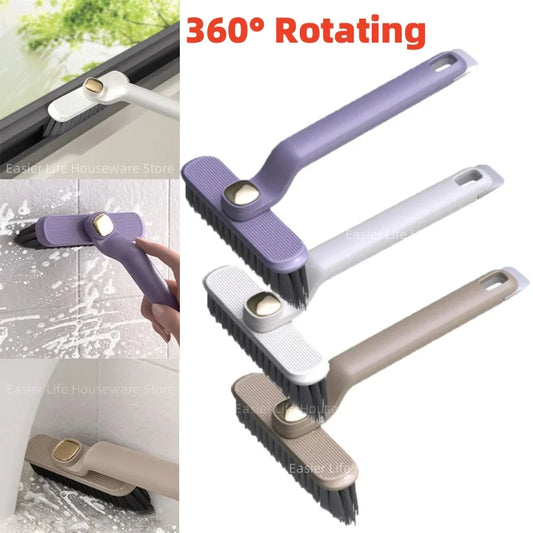 3in 1 Multi-Purpose Cleaning Brush, Tweezers, for Bathroom, Tile, Window, Groove, Dirt, Clip, Floor, Stiff Bristles