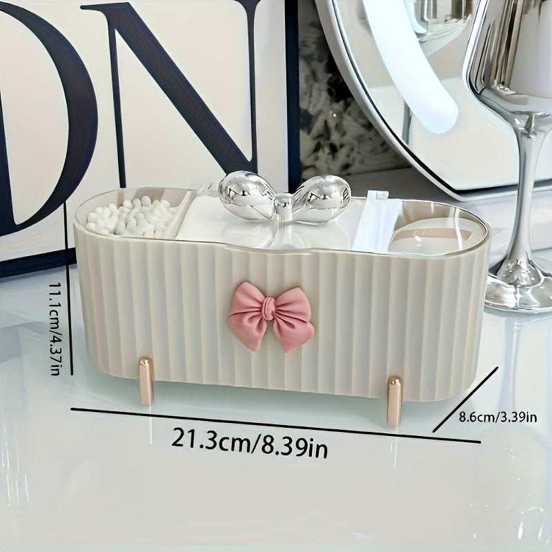 Cute Pink Bow Storage Box