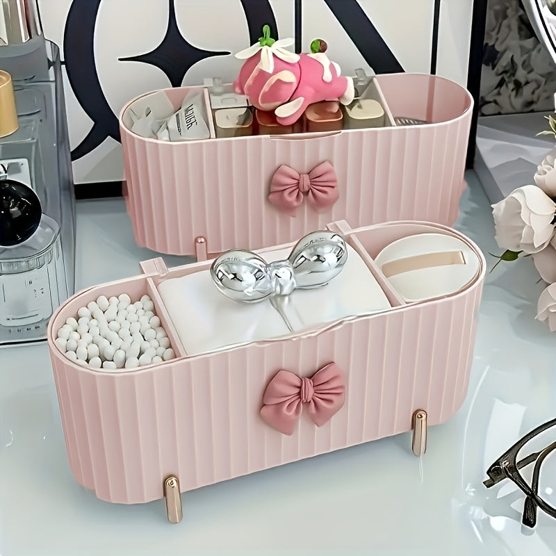 Cute Pink Bow Storage Box
