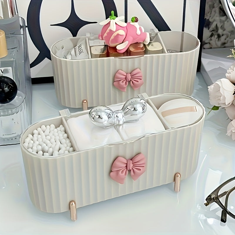 Cute Pink Bow Storage Box
