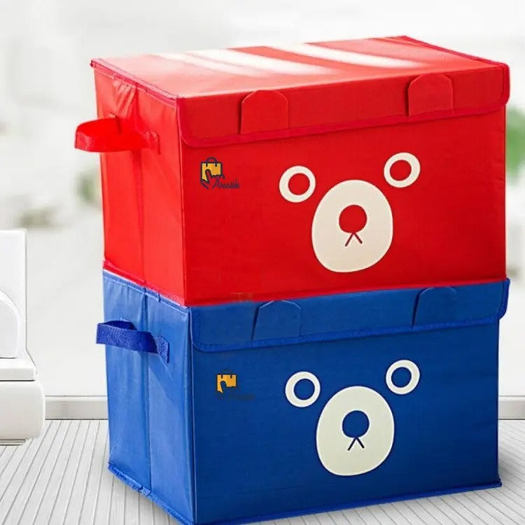 Panda Storage Box - Foldable Cartoon Cute Bear Storage Box For Clothes & Kids Toys