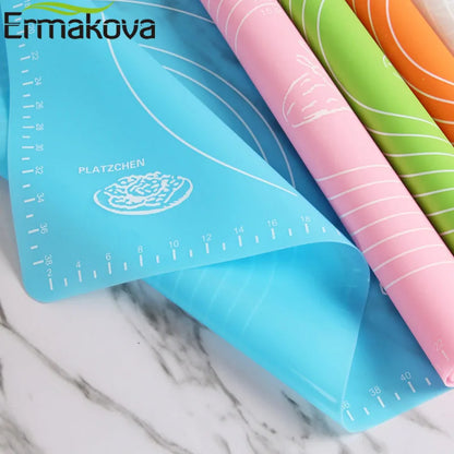 Big size Roti Mat Non-Stick Silicone Baking Polymers with Measurement, Rolling Dough, Heat Degree Pad, Board Dramatically