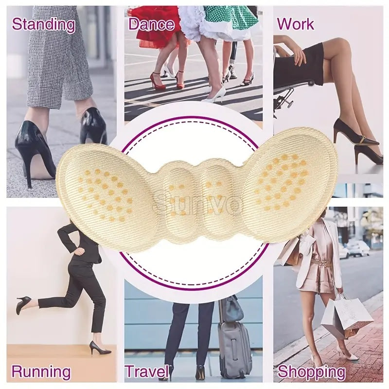 1 Pair High Heel Insole Shoes pad for Women Adjust Size Adhesive Heels Pads Liner Grips Protector Sticker Pain Relief Foot Care Insert