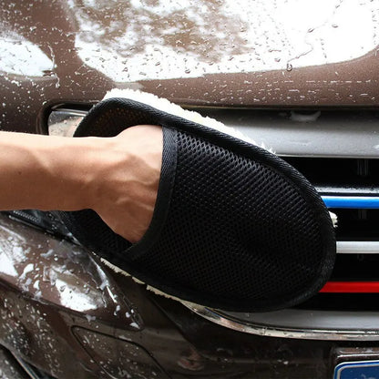 Car Cleaning Woolen Glove